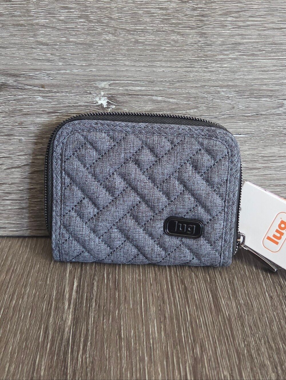 Lug Mini Handspring RFID Wallet in Heather Grey